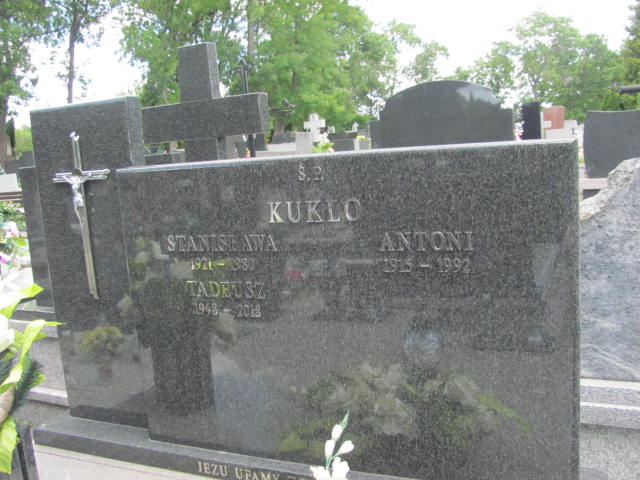 Tadeusz Kuklo 1948 Archidiecezja Łódzka - Grobonet - Wyszukiwarka osób pochowanych