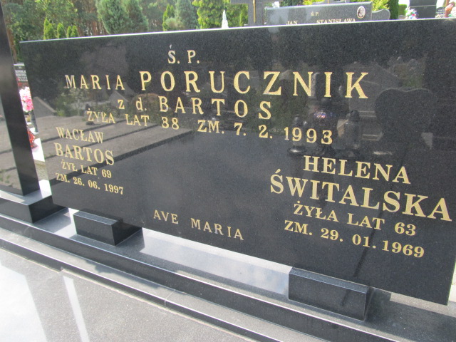 Maria Porucznik Archidiecezja Łódzka - Grobonet - Wyszukiwarka osób pochowanych