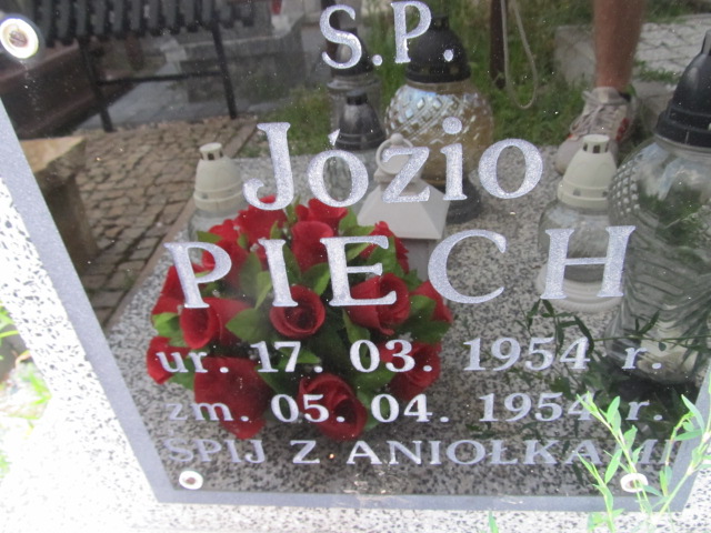 Józef Piech 1954 Archidiecezja Łódzka - Grobonet - Wyszukiwarka osób pochowanych