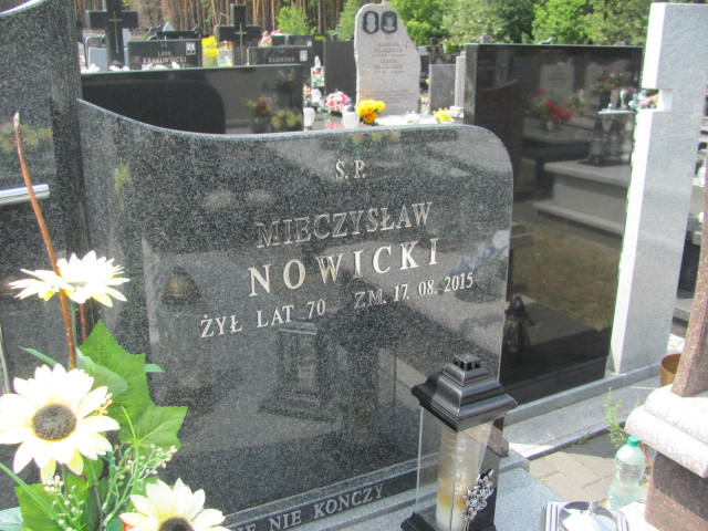 Mieczysław Nowicki 1945 Archidiecezja Łódzka - Grobonet - Wyszukiwarka osób pochowanych