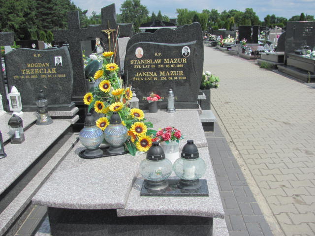 Grób Janina Mazur