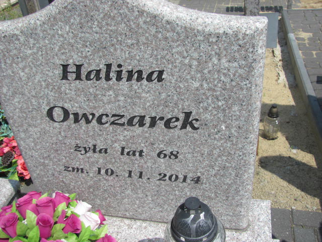 Halina Owczarek 1946 Archidiecezja Łódzka - Grobonet - Wyszukiwarka osób pochowanych