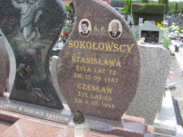 Stanisława Sokołowska Archidiecezja Łódzka - Grobonet - Wyszukiwarka osób pochowanych