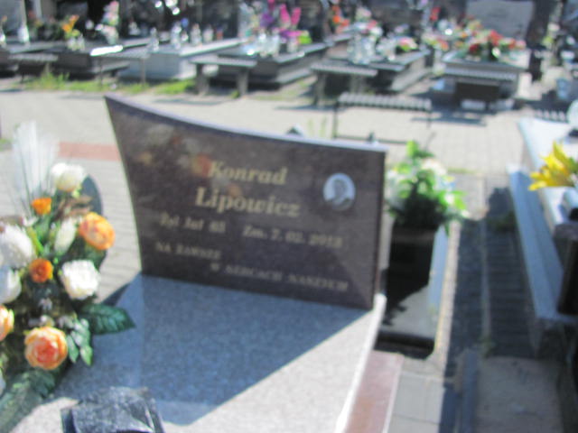 Konrad Lipowicz 1950 Archidiecezja Łódzka - Grobonet - Wyszukiwarka osób pochowanych