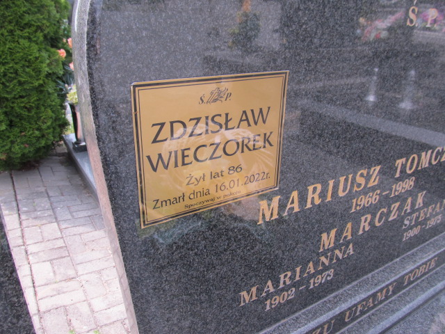 Mariusz Tomczuk 1899 Archidiecezja Łódzka - Grobonet - Wyszukiwarka osób pochowanych