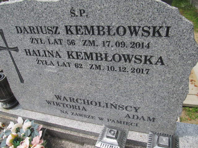 Dariusz Kembłowski 1958 Archidiecezja Łódzka - Grobonet - Wyszukiwarka osób pochowanych