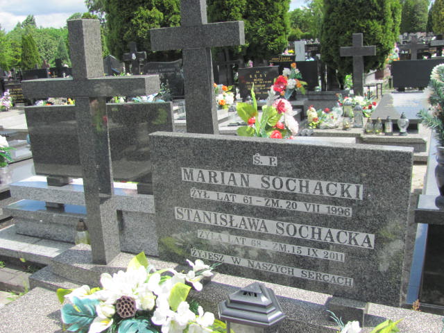 Stanisława Sochacka 1943 Archidiecezja Łódzka - Grobonet - Wyszukiwarka osób pochowanych