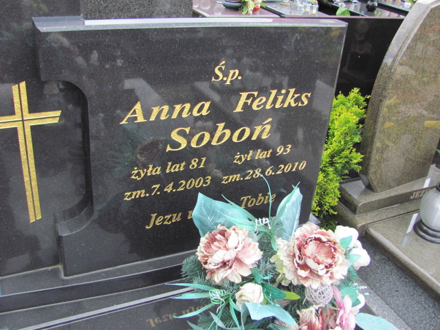 Anna Soboń Archidiecezja Łódzka - Grobonet - Wyszukiwarka osób pochowanych