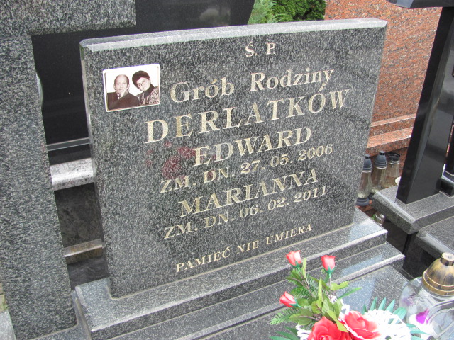 Robert Derlatka 1960 Archidiecezja Łódzka - Grobonet - Wyszukiwarka osób pochowanych