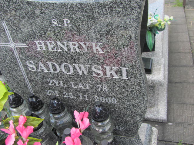 Henryk Sadowski 1936 Archidiecezja Łódzka - Grobonet - Wyszukiwarka osób pochowanych