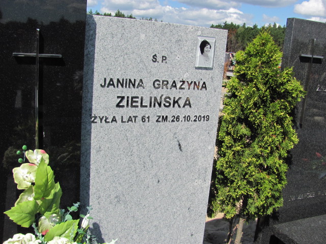 Janina Zielińska 1958 Archidiecezja Łódzka - Grobonet - Wyszukiwarka osób pochowanych