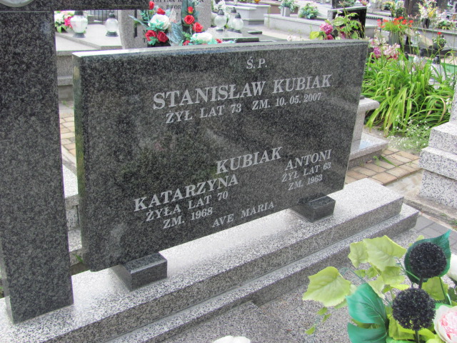 Katarzyna Kubiak 1899 Archidiecezja Łódzka - Grobonet - Wyszukiwarka osób pochowanych