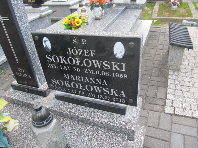 Marianna Sokołowska 1915 Archidiecezja Łódzka - Grobonet - Wyszukiwarka osób pochowanych