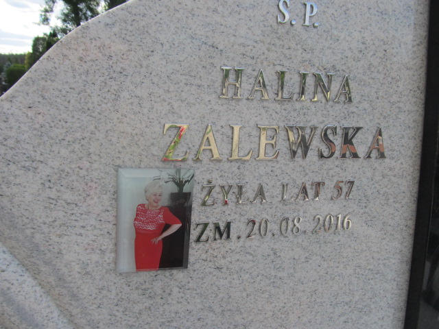 Halina Zalewska 1959 Archidiecezja Łódzka - Grobonet - Wyszukiwarka osób pochowanych