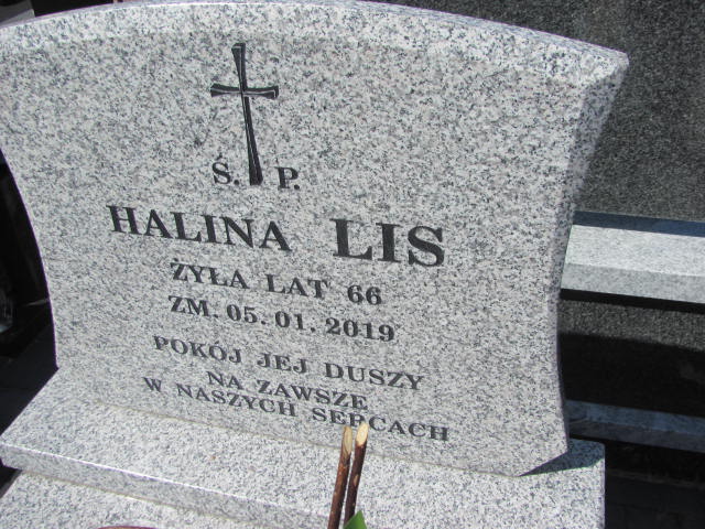 Halina Lis 1953 Archidiecezja Łódzka - Grobonet - Wyszukiwarka osób pochowanych