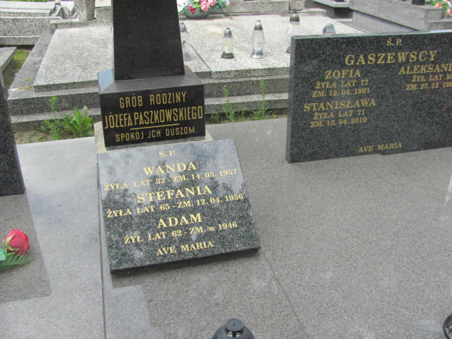 Adam Paszkowski Archidiecezja Łódzka - Grobonet - Wyszukiwarka osób pochowanych